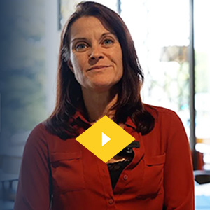 Gill Knight, Pro Vice-Chancellor (Academic Leadership and Student Experience) with blue gradient to left