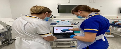 ePad in nursing lab