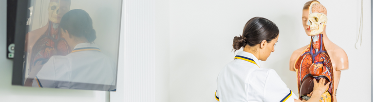 Nursing banner half