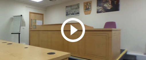 a mock law court