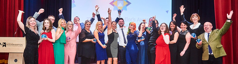 Photo of the 2019 Staff Awards winners
